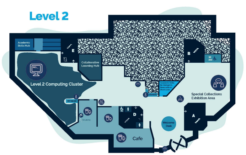 Philip Robinson Library Floorplan